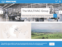 Tablet Screenshot of multivac-group.com